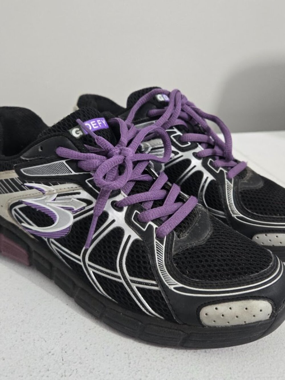 Gravity Defyer Super Walk Womens Shoes Sz 9 Purple Versoshock Walking Cushioned